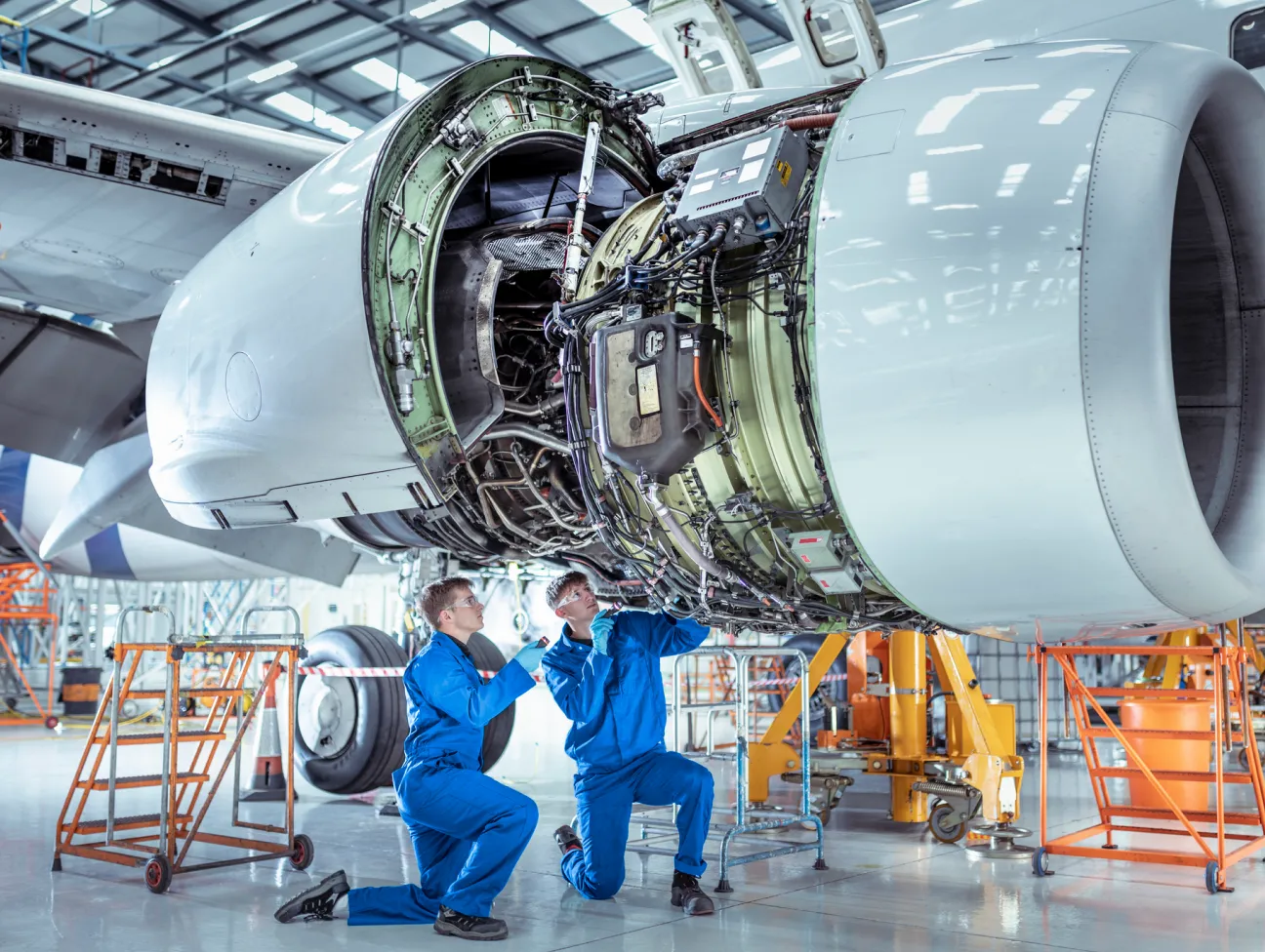 Aerospace facility hangar